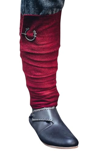 Leonardo Carbone Herren Wadenwickel Karl | Robuster Halt | Perfekt Für LARP | Karneval, Halloween, Cosplay, LARP,...