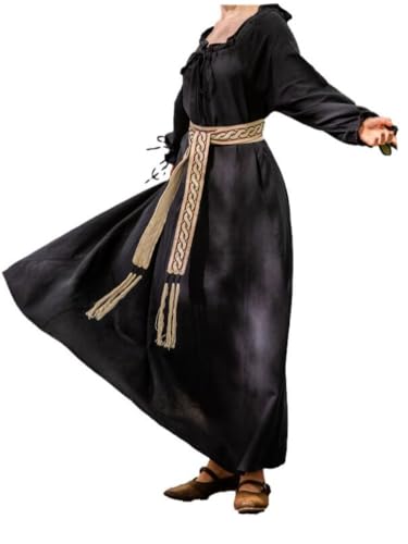 Leonardo Carbone Unisex Wikinger Gürtel Elina - Mittelalter Kleidung Herren, Damen, LARP-Kleidung, Karneval, Cosplay,...