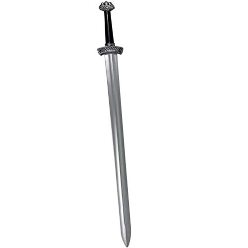 LOOYAR 104,1 cm Wikinger Alter Mittelalter PU Schaum Schwert Waffe Spielzeug für Berserker Soldat Ritter Krieger...