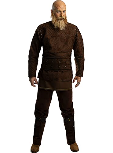 Funidelia | Ragnar Lothbrok Kostüm - Vikings 100% OFFIZIELLE für Herren Größe XL Vikings, Wikinger, Barbaren,...