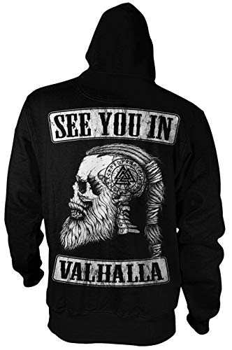 See You IN Valhalla Herren Hoodie | Thor | Vikings Shirt | Ragnar | Rising | Walhalla | Wodan | Wikinger | Valknut |...
