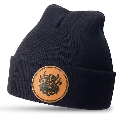 Jeasona Wikinger Strickmützen Vikings Wikinger Geschenke für Männer Geschenke für Wikinger Fan Mittelalter Geschenke...
