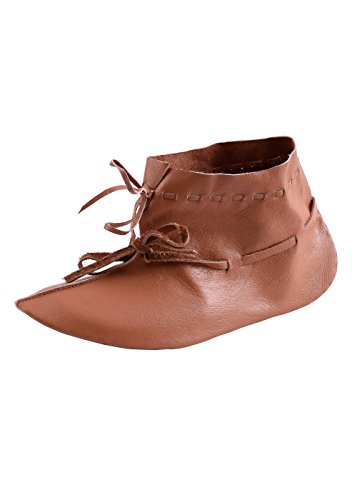 Wikingerschuhe aus Haithabu, wendegenäht Halbstiefel Edelmann Mittelalter - LARP - Wikinger Schuhe Größe 40-47 (40)