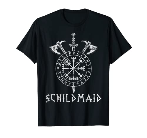 Schildmaid Kriegerin Lagertha Vikinger Wikinger Germanen T-Shirt